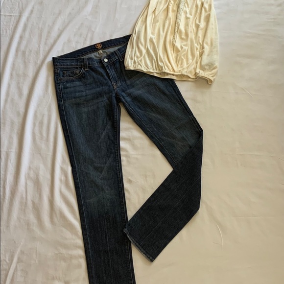 Bebe dark wash skinny jeans sz 29 - Picture 2 of 11